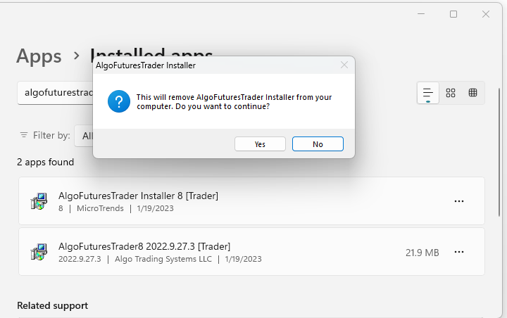 How To Uninstall And Remove AFT8 From NinjaTrader And Your PC – Algo ...