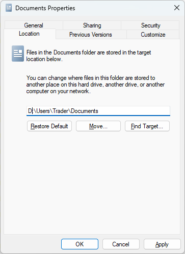 NinjaTrader 8 Relocation