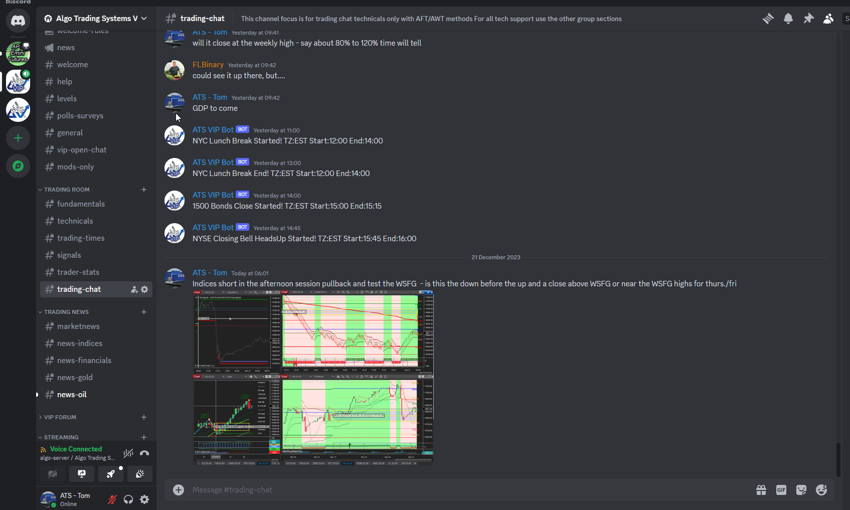 VIP Trading Group Screenshot