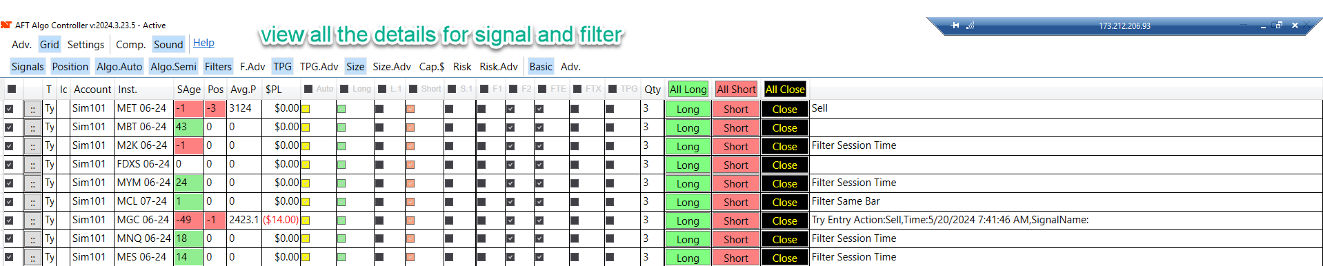 Algo Trading System