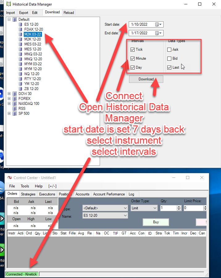 Download Historical 7 Days