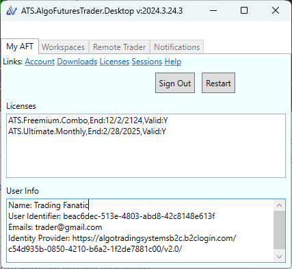 AFT8 Desktop Application