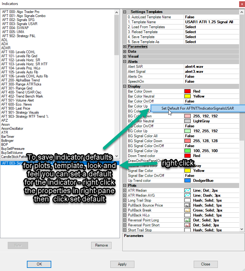 Aft7 Ninjatrader Indicators Overview Algo Trading Systems Help Center 0182