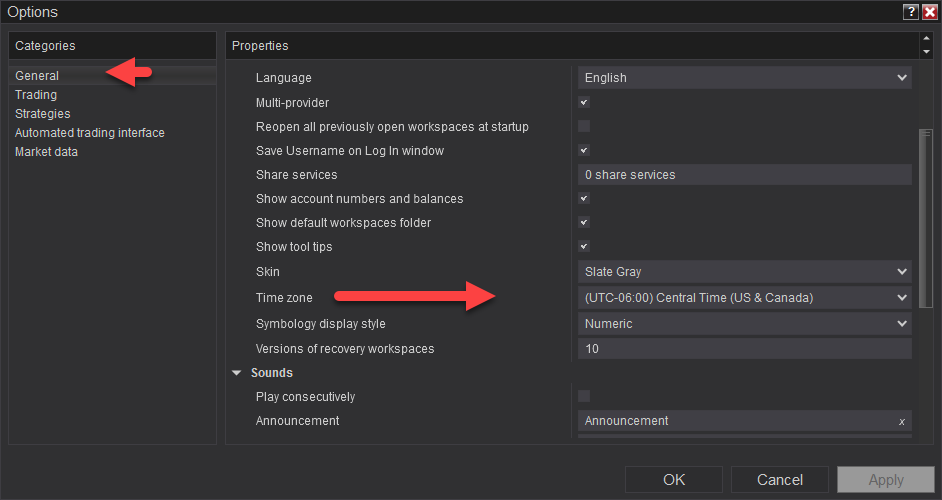 NT Control Center TimeZone