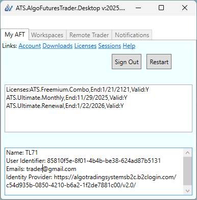 AFT Desktop Tabs