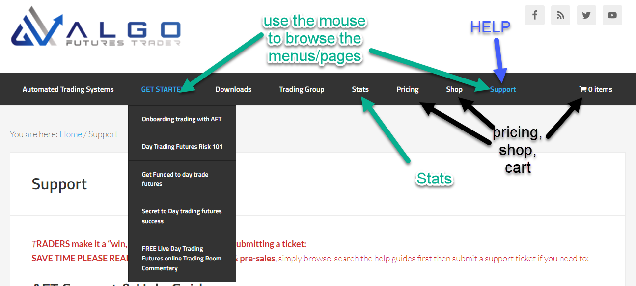 How to use website